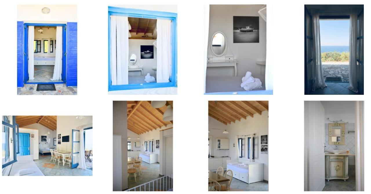 Muses Sea View Bungalow Арменистис Экстерьер фото